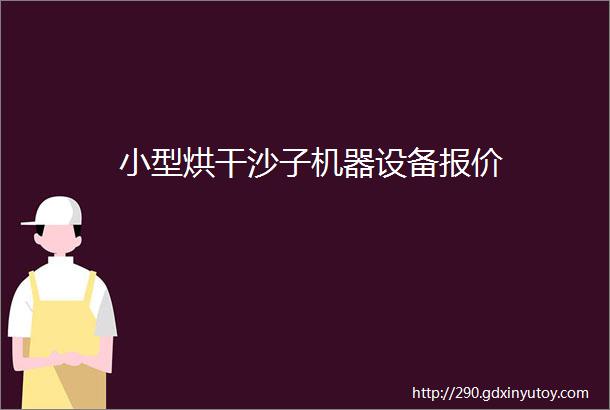 小型烘干沙子机器设备报价